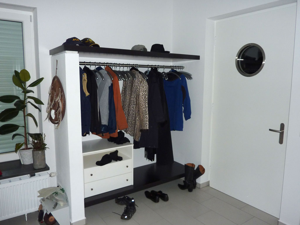 Garderobe im Eingangsbereich Garderobe